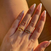 Knot Sterling Silver Adjustable Ring